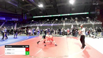 116 lbs Rr Rnd 2 - Liam ODea, Cowboy Kids WC vs Jonathan Miller, Bear Cave