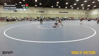 80 lbs Semifinal - Jackson Parker, OK Elite 12U Orange vs Easton Robinson, Team Danger 12U