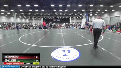 106 lbs Champ. Round 1 - Adam Uribe, Best Trained Wrestling vs Jacob Rhodes, Wrestling University