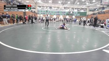 190 lbs 5th Place Match - Brady Williams, Walnut vs Andrew Corea, Spanish Springs