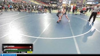 160 lbs Cons. Semi - Jackson Barron, MN vs Luke Hayden, MO