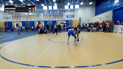 106 lbs Champ. Round 1 - Liam Parker, Jesuit vs Eli Valdez, TFWC