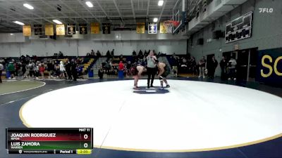 285 lbs Champ. Round 3 - Joaquin Rodriguez, Ripon vs Luis Zamora, Warren