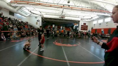62 lbs Cons. Round 1 - Mikey Holland, Powell Wrestling Club vs Graham Wenzel, Powell Wrestling Club