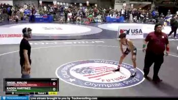 132 lbs Quarterfinal - Angel Avalos, Freedom High School Wrestling vs Kaden Martinez, California