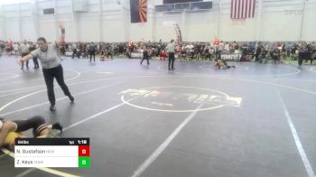 64 lbs Semifinal - Naomi Gustafson, New Mexico Outlawz vs Zanyah Keys, Team Aggression