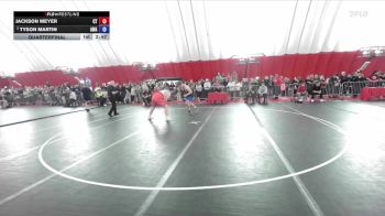 285 lbs Quarterfinal - Jackson Meyer, Crass Trained vs Tyson Martin, Askren Wrestling Academy