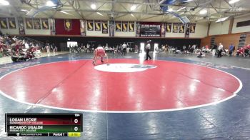 184 lbs Semifinal - Ricardo Ugalde, Fresno City College vs Logan Leckie, Sacramento City College