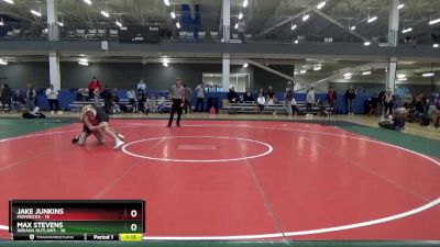 110 lbs Placement Matches (16 Team) - Jake Junkins, Mavericks vs Max Stevens, Indiana Outlaws