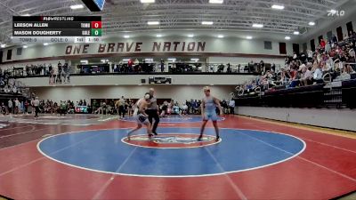 190 lbs Quarters & 1st Wb (16 Team) - Mason Dougherty, Gordon Lee vs Leeson Allen, Toombs County