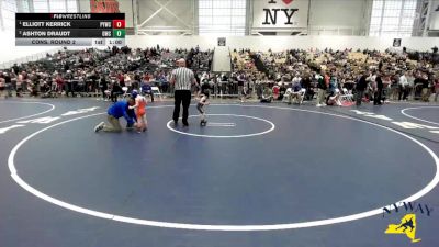 41 lbs Cons. Round 2 - Ashton Draudt, Gowanda Wrestling Club vs Elliott Kerrick, Penn Yan Wrestling Club