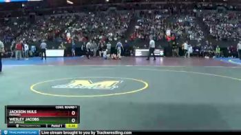 Cons. Round 1 - Jackson Huls, Meridian vs Wesley Jacobs, Hay Springs