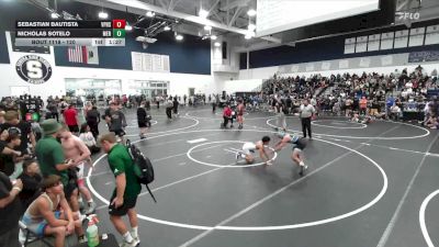 120 lbs Champ. Round 2 - Sebastian Bautista, Villa Park High School vs Nicholas Sotelo, Mercenary