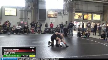 130 lbs Round 2 - Owen Smith, Quest vs Carter Johnson, NOVA Wrestling Club