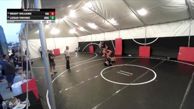 190 lbs Quarterfinal - Brady Williams, Pounders Wrestling Club vs Logan Trevino, Church Boyz Wrestling Club