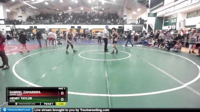 120 lbs Cons. Round 5 - Henry Taylor, Kuna vs Gabriel Zamarripa, Nampa West