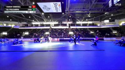 215 lbs 1st Place Match - Harjot Shergill, P Ridge vs Eli Policarpio, Chief Sealth