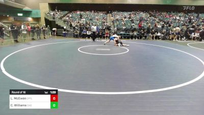 106 lbs Round Of 16 - Lazarus McEwen, Capital vs Cache Williams, Choctaw