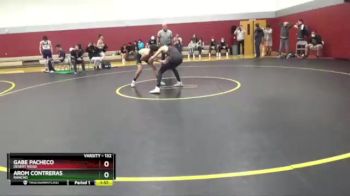 132 lbs Champ. Round 1 - Arom Contreras, Rancho vs Gabe Pacheco, Desert Ridge