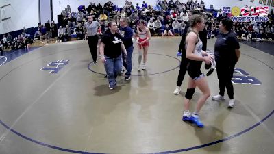 106 lbs Quarterfinal - Elysiah Rosario, Taylor Allderdice Hs vs Ella Trahan, Fort Cherry Hs