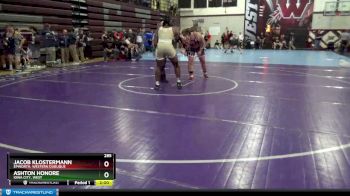 285 lbs Champ. Round 1 - Jacob Klostermann, Epworth, Western Dubuque vs Ashton Honore, Iowa City, West