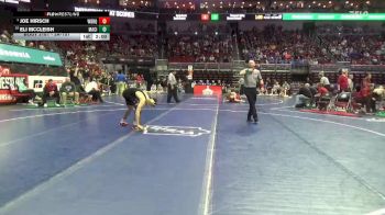 3A-157 lbs Champ. Round 2 - Joe Hirsch, Western Dubuque vs Eli McCleish, Mason City