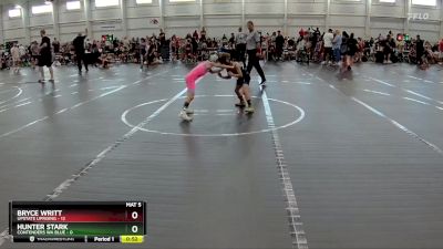 52 lbs Round 7 (8 Team) - Bryce Writt, Upstate Uprising vs Hunter Stark, Contenders WA Blue