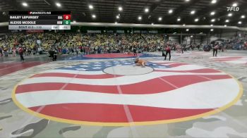 115 lbs Cons. Semi - Alexis McDole, Westside Raider Wrestling vs Bailey Lefurgey, Unattached