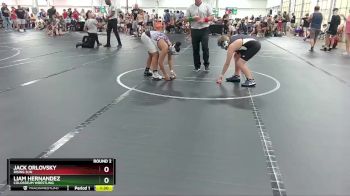 130 lbs Round 2 - Jack Orlovsky, Rising Sun vs Liam Hernandez, Colosseum Wrestling