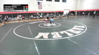 120 lbs Champ. Round 1 - Anthony Sutton, LOCKPORT (Twp) vs Omari Jones, Chicago (ST. RITA)