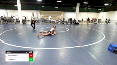 90 lbs Consi Of 16 #2 - Jacob Saunders, MO vs Jonathan Comes, TN