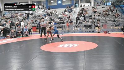 88 lbs Cons. Sub-rd Of 16 - Austin Garcia, Suples Wrestling Club vs Carson Montenegro, Homedale Wrestling Club
