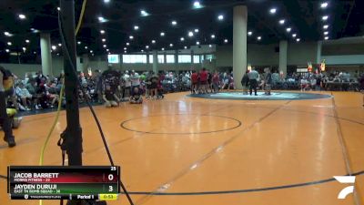 95 lbs Semis & Wb (16 Team) - Jayden Duruji, East TN Bomb Squad vs Jacob Barrett, Morris Fitness