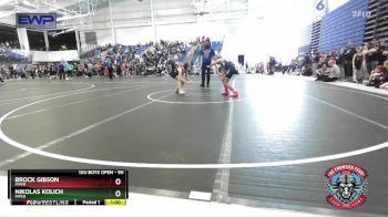 90 lbs Cons. Semi - Brock Gibson, Piper vs Nikolas Kolich, Piper