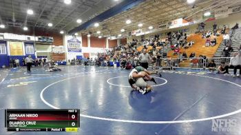 150 lbs Quarterfinal - Armaan Nikoo, Irvine vs Duardo Cruz, Victor Valley