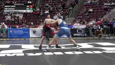 172 lbs First Round - Emory Gunby, Bishop McCort vs Ben Catullo, Burrell