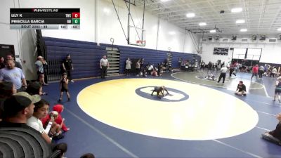 49 lbs Round 2 - Priscilla Garcia, Reign WC vs Lily K, Threshold Wrestling Club