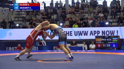 92 kg Qualif. - Redjep Hajdari, North Macedonia vs Abubakr Abakarov, Azerbaijan