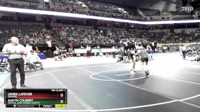 150 Class 1 lbs Champ. Round 1 - Gavyn Colbert, Central (New Madrid County) vs James LaFever, Diamond