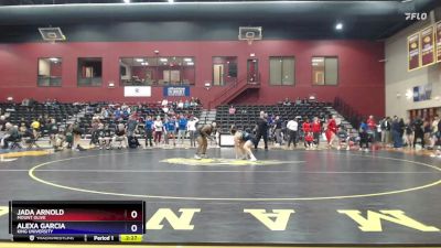 191 lbs Semifinal - Alexa Garcia, King University vs Jada Arnold, Mount Olive