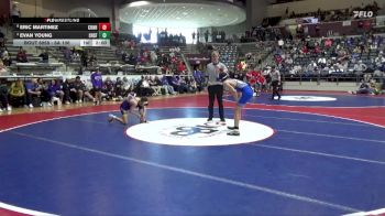 6A 106 lbs Cons. Round 1 - Eric Martinez, CONWAY HIGH SCHOOL vs Evan Young, Catholic High School For Boys