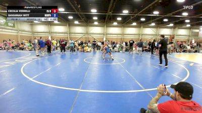 57 kg Rr Rnd 6 - Cecilia Verrilli, PA West - GHSE vs Savannah Witt, Misfits Kisses - GHSE