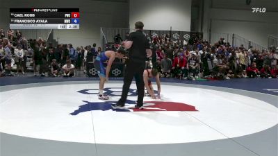 74 lbs Champ. Round 2 - Cael Robb, Pinnacle Wrestling Club vs Francisco Ayala, Mustang Wrestling Club