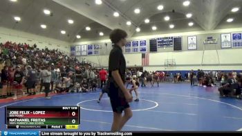 126 lbs Champ. Round 3 - Jobe Felix - Lopez, Dog Pound vs Nathaniel Freitas, Vista Murrieta High School