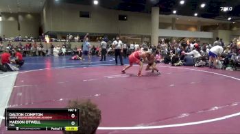 144 lbs Semifinal - Maeson Otwell, PWC vs Dalton Compton, North DeSoto Wrestling Academy