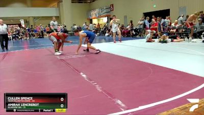 170 lbs Round 3 (6 Team) - Cullen Spence, Team Palmetto State vs Amirah Lencrerot, Glasgow WA