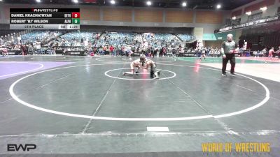 73 lbs 5th Place - DANIEL KKACHATRYAN, Dethrone vs Robert "BJ" Wilson, Alpha Elite