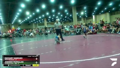 60 lbs Quarters & Wb (16 Team) - Zachary Dawejko, Team Arkansas vs Andrew McMullan, Alabama Elite - Red