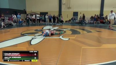 65 9U Cons. Semi - Cullen Stanley, Mollitium Wrestling Club vs Maclin Sorensen, MN Elite