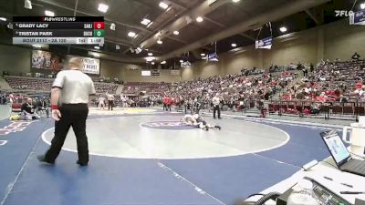 2A 120 lbs Quarterfinal - Grady Lacy, San Juan vs Tristan Park, Duchesne